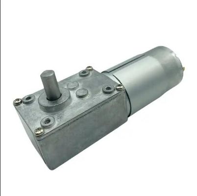 High Torque Brush DC Gear Motor 12V 555 Worm Gear Motor 24V lage snelheid