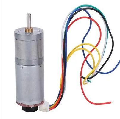 25 mm borstel DC versnellingsmotor koper Micro elektrische motor snelheidsvermindering versnellingsreducer