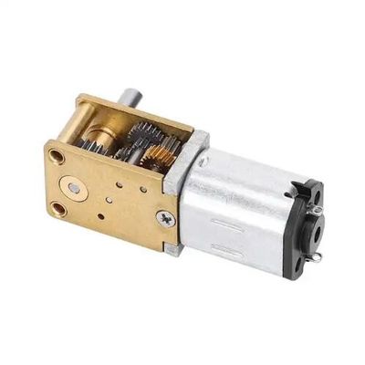 6V - 12V borstel DC-versnellingsmotor Horizontale worm korte as DC Micro Metal Gear Motor