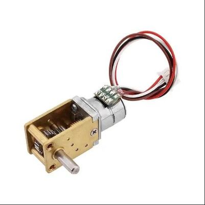 12 mm rechthoekige DC wormversnellingsmotor Permanente magneet borstelloze stappenmotor