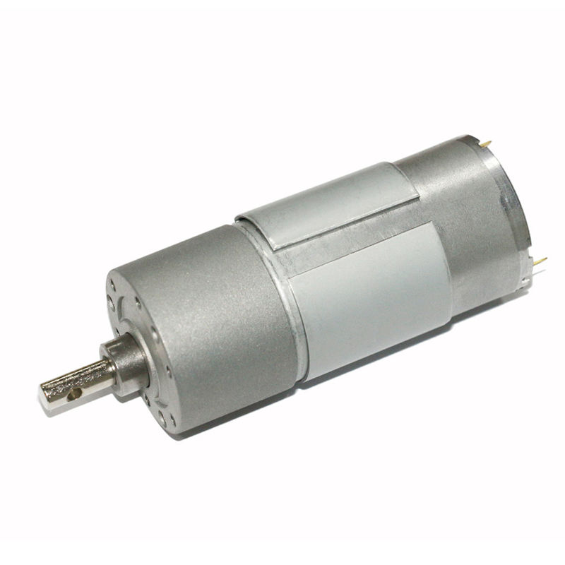12V 24V 37mm borstel DC tandwielmotor 555 Hoog koppel 45 55 65 75 tpm Lage snelheid
