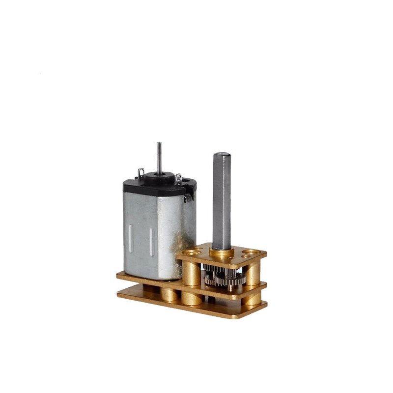 24 mm borstel DC tandwiel motor toren wiel omgekeerde excentrische uitgang schacht tandwiel motor N20