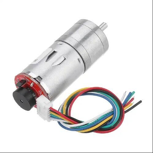 25 mm borstel DC versnellingsmotor koper Micro elektrische motor snelheidsvermindering versnellingsreducer